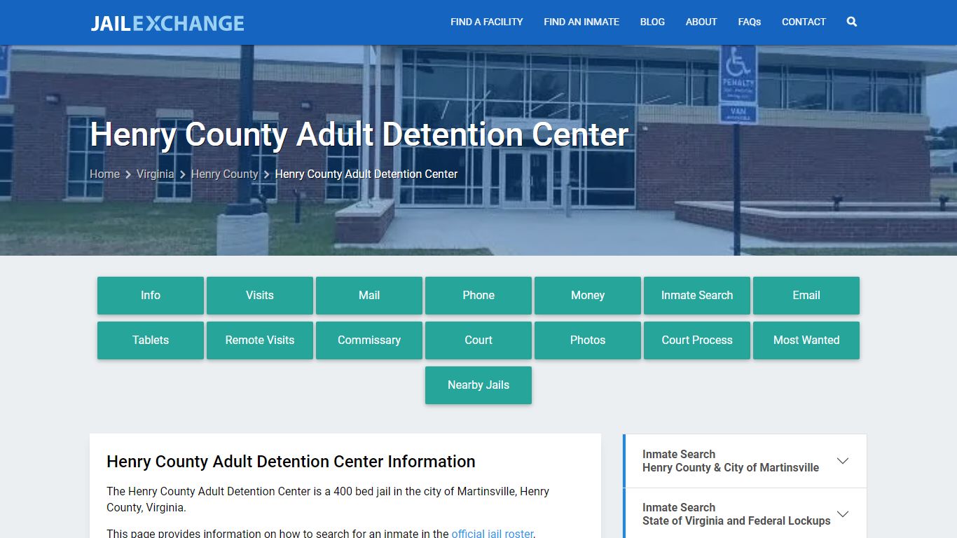 Henry County Adult Detention Center - Jail Exchange